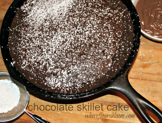 chocolate skillet cake