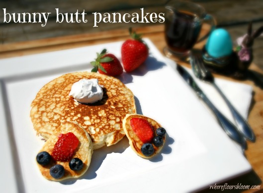 bunny butt pancakes
