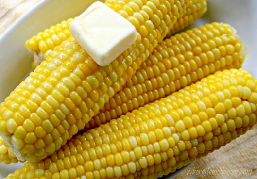 buttered corn